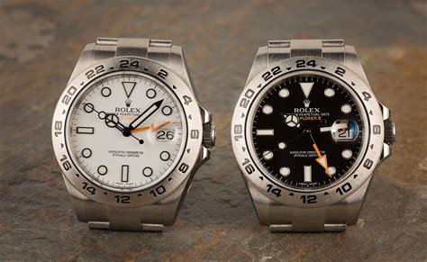 rolex gmt vs explorer ii|rolex explorer ii size chart.